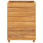 Hochbeet aus recyceltem Teakholz und Stahl 50x40x72 cm von vidaXL, Töpfe und Pflanzgefäße - Ref: Foro24-47427, Preis: 121,83 ...