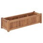 Arriate elevado madera maciza de teca 100x30x25 cm de vidaXL, Maceteros y jardineras - Ref: Foro24-48968, Precio: 106,42 €, D...