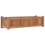 Arriate elevado madera maciza de teca 100x30x25 cm de vidaXL, Maceteros y jardineras - Ref: Foro24-48968, Precio: 106,42 €, D...