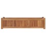 Arriate elevado madera maciza de teca 100x30x25 cm de vidaXL, Maceteros y jardineras - Ref: Foro24-48968, Precio: 106,42 €, D...