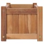 Erhöhtes Blumenbeet aus massivem Teakholz 100x30x25 cm von vidaXL, Töpfe und Pflanzgefäße - Ref: Foro24-48968, Preis: 106,42 ...