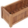 Arriate elevado madera maciza de teca 100x30x25 cm de vidaXL, Maceteros y jardineras - Ref: Foro24-48968, Precio: 106,42 €, D...