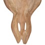 Teak Wall Bull Skull Sculpture 69x6x60 cm by vidaXL, Figures, sculptures and statues - Ref: Foro24-244567, Price: 86,04 €, Di...