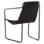 Silla de relax de cuero auténtico negro de vidaXL, Sillones - Ref: Foro24-323727, Precio: 84,99 €, Descuento: %