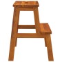 Solid acacia wood 2-step stool 40x38x50 cm by vidaXL, Folding stools and chairs - Ref: Foro24-153333, Price: 42,76 €, Discoun...