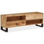 TV-Möbel aus massivem Mangoholz 120x30x40 cm von vidaXL, TV-Möbel - Ref: Foro24-244940, Preis: 270,50 €, Rabatt: %