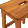 Solid acacia wood 2-step stool 40x38x50 cm by vidaXL, Folding stools and chairs - Ref: Foro24-153333, Price: 42,76 €, Discoun...