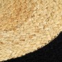 Round individual placemat 4 units made of black natural jute cotton 38cm by vidaXL, Placemats - Ref: Foro24-133856, Price: 20...