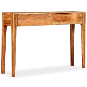 Mesa consola de madera maciza 118x30x80 cm de vidaXL, Mesas auxiliares - Ref: Foro24-244957, Precio: 232,99 €, Descuento: %