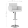 Kitchen stools 2 units white synthetic leather by vidaXL, Kitchen stools - Ref: Foro24-323653, Price: 184,97 €, Discount: %