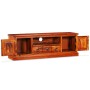 Solid sheesham wood TV cabinet 120x30x40 cm by vidaXL, TV Furniture - Ref: Foro24-245148, Price: 188,91 €, Discount: %