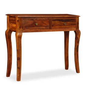 Mesa consola de madera maciza de sheesham 90x32x76 cm de vidaXL, Aparadores - Ref: Foro24-245159, Precio: 297,99 €, Descuento: %