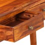 Mesa consola de madera maciza de sheesham 90x32x76 cm de vidaXL, Aparadores - Ref: Foro24-245159, Precio: 297,99 €, Descuento: %