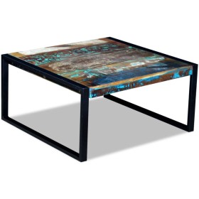 Recycled solid wood coffee table 80x80x40 cm by vidaXL, Coffee table - Ref: Foro24-243295, Price: 168,00 €, Discount: %