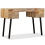 Recycled solid teak desk 110x50x76 cm by vidaXL, Desks - Ref: Foro24-245402, Price: 227,82 €, Discount: %