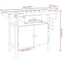 Werkbankschublade und Schrauben Akazienholzbank 124x52x83cm von vidaXL, Arbeitstische - Ref: Foro24-153321, Preis: 221,44 €, ...