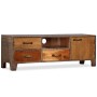 Mueble para TV de madera maciza vintage 118x30x40 cm de vidaXL, Muebles TV - Ref: Foro24-244967, Precio: 328,56 €, Descuento: %