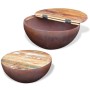 Bowl-shaped coffee table set 2 pcs recycled solid wood by vidaXL, Coffee table - Ref: Foro24-243352, Price: 234,05 €, Discoun...