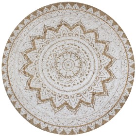 Round rug with braided jute print, 90 cm. by vidaXL, Rugs - Ref: Foro24-245339, Price: 30,10 €, Discount: %