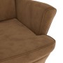 Sillón de terciopelo marrón de vidaXL, Sillones - Ref: Foro24-324067, Precio: 256,74 €, Descuento: %