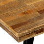 Recycled teak and steel dining table 180x90x76 cm by vidaXL, Kitchen and dining tables - Ref: Foro24-245415, Price: 339,99 €,...