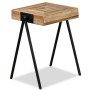 Recycled solid teak side table by vidaXL, Side tables - Ref: Foro24-245408, Price: 75,81 €, Discount: %