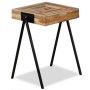 Recycled solid teak side table by vidaXL, Side tables - Ref: Foro24-245408, Price: 75,81 €, Discount: %