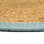 Placemat 6 pcs jute and natural and green cotton 38 cm by vidaXL, Placemats - Ref: Foro24-133865, Price: 27,44 €, Discount: %