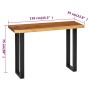 Konsolentisch aus massivem Suar-Holz 110x35x75 cm von vidaXL, Seitentische - Ref: Foro24-245504, Preis: 157,99 €, Rabatt: %