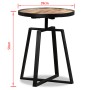 Runder Beistelltisch aus recyceltem massivem Teakholz von vidaXL, Seitentische - Ref: Foro24-245409, Preis: 63,89 €, Rabatt: %