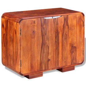 Aparador de madera maciza de sheesham 75x35x60 cm de vidaXL, Aparadores - Ref: Foro24-243955, Precio: 218,54 €, Descuento: %