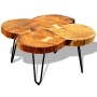 Coffee table with 4 trunks solid sheesham wood 35 cm by vidaXL, Coffee table - Ref: Foro24-242444, Price: 145,78 €, Discount: %