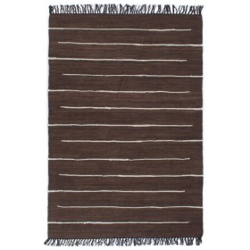 Brown Cotton Chindi Handwoven Rug 200x290 cm by vidaXL, Rugs - Ref: Foro24-133944, Price: 71,99 €, Discount: %