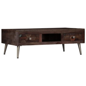 Mesa de centro de madera maciza reciclada 100x60x35 cm de vidaXL, Mesas de centro - Ref: Foro24-245918, Precio: 154,99 €, Des...