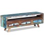 TV stand with 3 drawers made of solid recycled wood. by vidaXL, TV Furniture - Ref: Foro24-243294, Price: 210,15 €, Discount: %