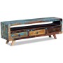 TV stand with 3 drawers made of solid recycled wood. by vidaXL, TV Furniture - Ref: Foro24-243294, Price: 210,15 €, Discount: %