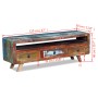 TV stand with 3 drawers made of solid recycled wood. by vidaXL, TV Furniture - Ref: Foro24-243294, Price: 210,15 €, Discount: %