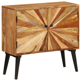 Aparador de madera maciza de mango 85x30x75 cm de vidaXL, Aparadores - Ref: Foro24-246166, Precio: 226,99 €, Descuento: %