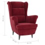 Wine-colored fabric armchair by vidaXL, Armchairs - Ref: Foro24-324064, Price: 198,86 €, Discount: %