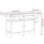 Werkbank mit Schubladen und Schrauben, Holzbank 162x62x83 cm von vidaXL, Arbeitstische - Ref: Foro24-153324, Preis: 316,99 €,...