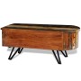 Mesa de centro con patas de hierro madera maciza reciclada de vidaXL, Mesas de centro - Ref: Foro24-241642, Precio: 206,99 €,...