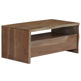 Live Edge Couchtisch aus massivem grauem Akazienholz 90x50x40 cm von vidaXL, Couchtisch - Ref: Foro24-246127, Preis: 133,99 €...