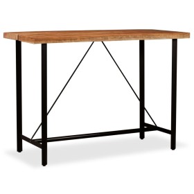 Solid acacia wood bar table 150x70x107 cm by vidaXL, Kitchen and dining tables - Ref: Foro24-245437, Price: 278,11 €, Discoun...