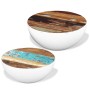 Set of 2 solid recycled wood bowl-shaped coffee tables by vidaXL, Coffee table - Ref: Foro24-243351, Price: 218,66 €, Discoun...