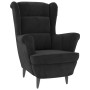 Black velvet armchair by vidaXL, Armchairs - Ref: Foro24-324065, Price: 212,56 €, Discount: %