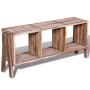 TV cabinet with 3 stackable shelves recycled teak by vidaXL, TV Furniture - Ref: Foro24-241718, Price: 123,72 €, Discount: %