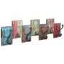 Coat rack with 7 hooks made of solid recycled wood. by vidaXL, Hat and coat racks - Ref: Foro24-243460, Price: 40,63 €, Disco...