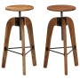 Kitchen stools 2 units solid acacia wood by vidaXL, Kitchen stools - Ref: Foro24-246018, Price: 168,99 €, Discount: %