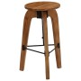 Kitchen stools 2 units solid acacia wood by vidaXL, Kitchen stools - Ref: Foro24-246018, Price: 168,99 €, Discount: %