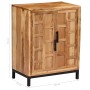 Aparador de madera maciza de acacia marrón 60x35x76 cm de vidaXL, Aparadores - Ref: Foro24-246135, Precio: 258,09 €, Descuent...